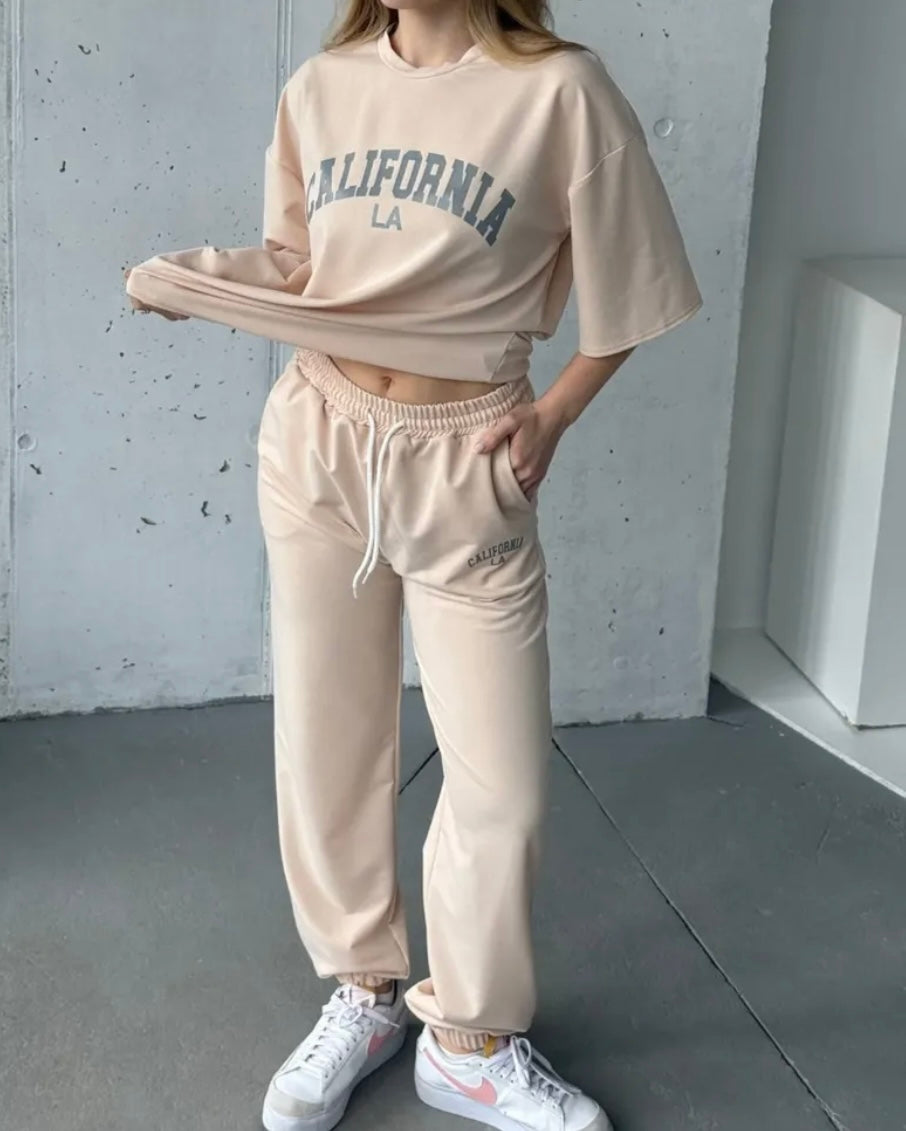 California LA Tshirt Set