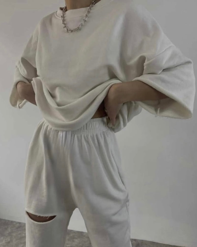 Ripped Tshirt Set
