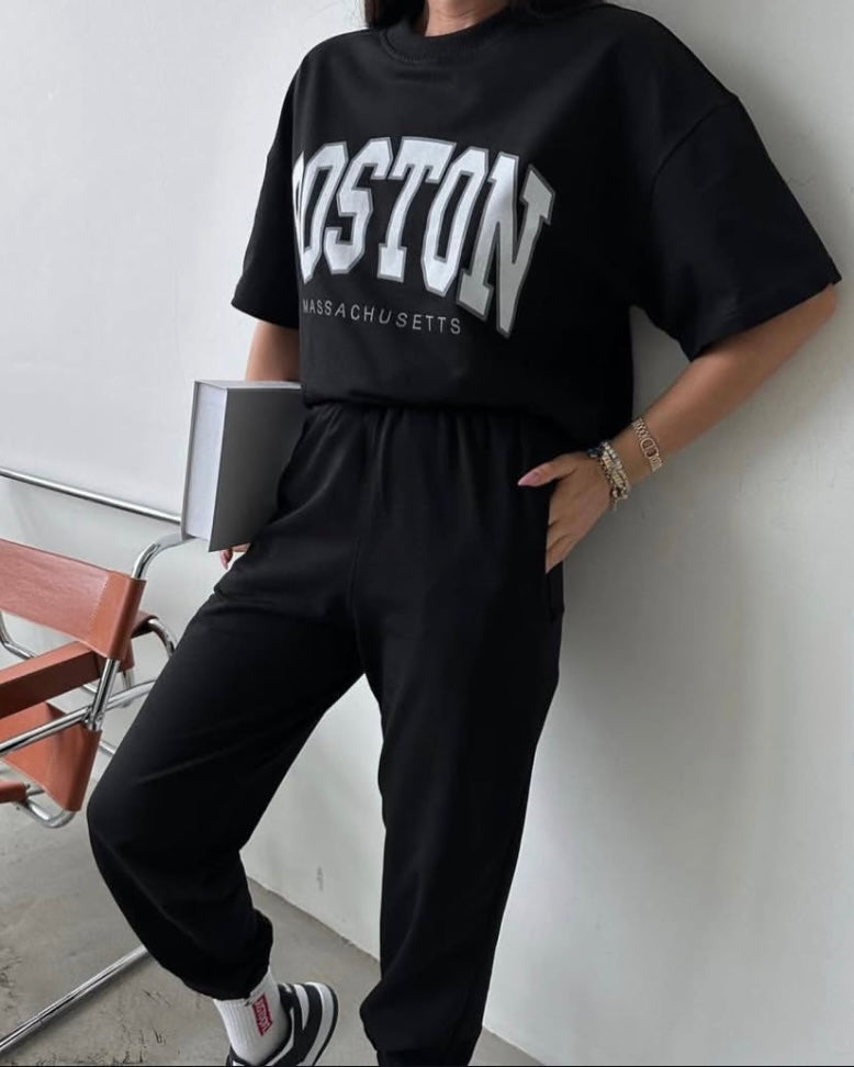 Boston Tshirt Set