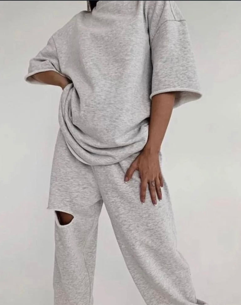 Ripped Tshirt Set