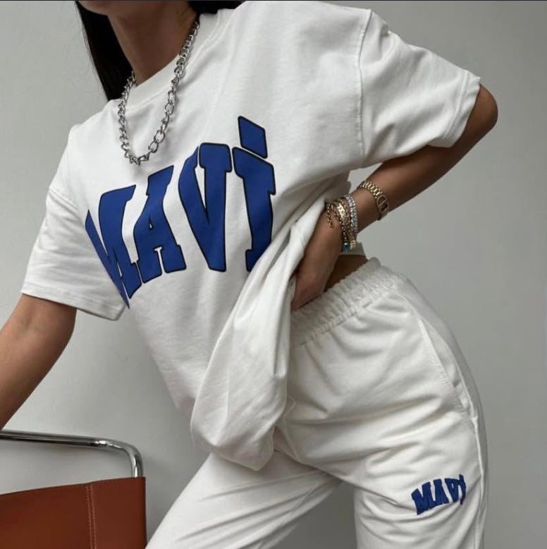 Mavi Tshirt Set