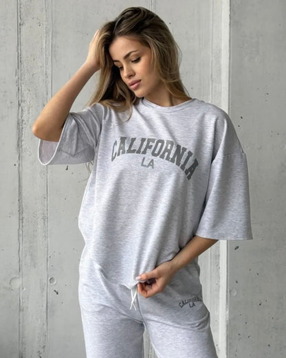California LA Tshirt Set