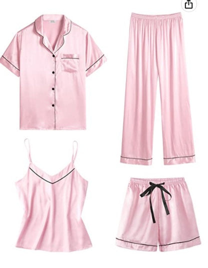 Leo Satin 4 Pieces Set